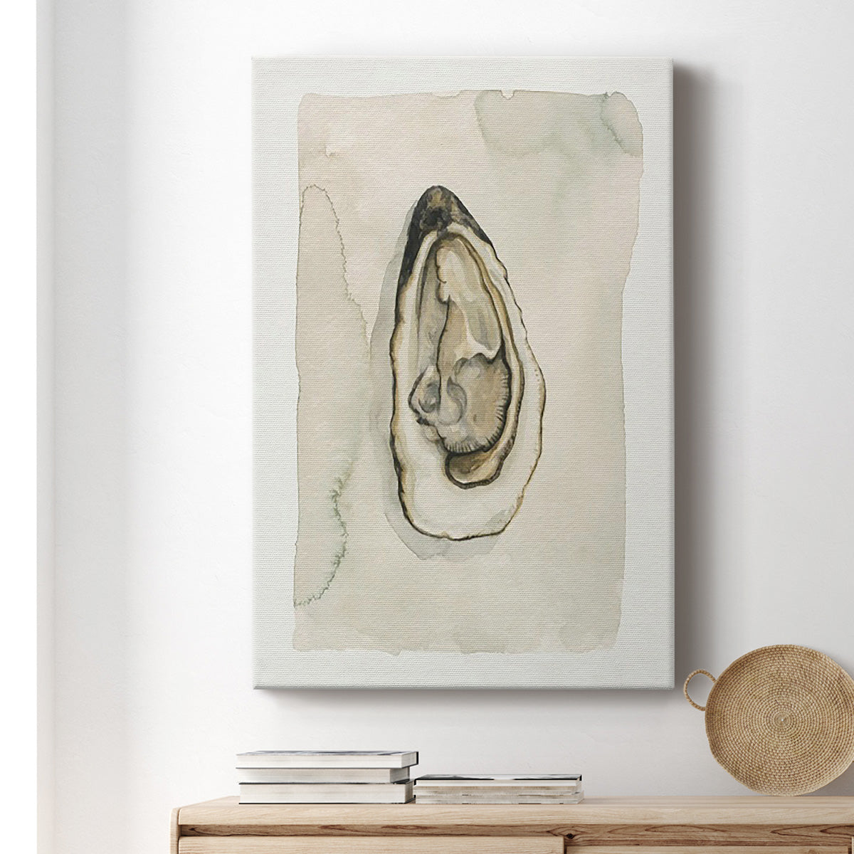 Soft Half Shell I Premium Gallery Wrapped Canvas - Ready to Hang