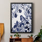 Indigo Song II - Modern Framed Canvas Print