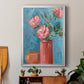 Rosa Blooms II - Modern Framed Canvas Print