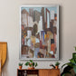 Metropolis - Modern Framed Canvas Print