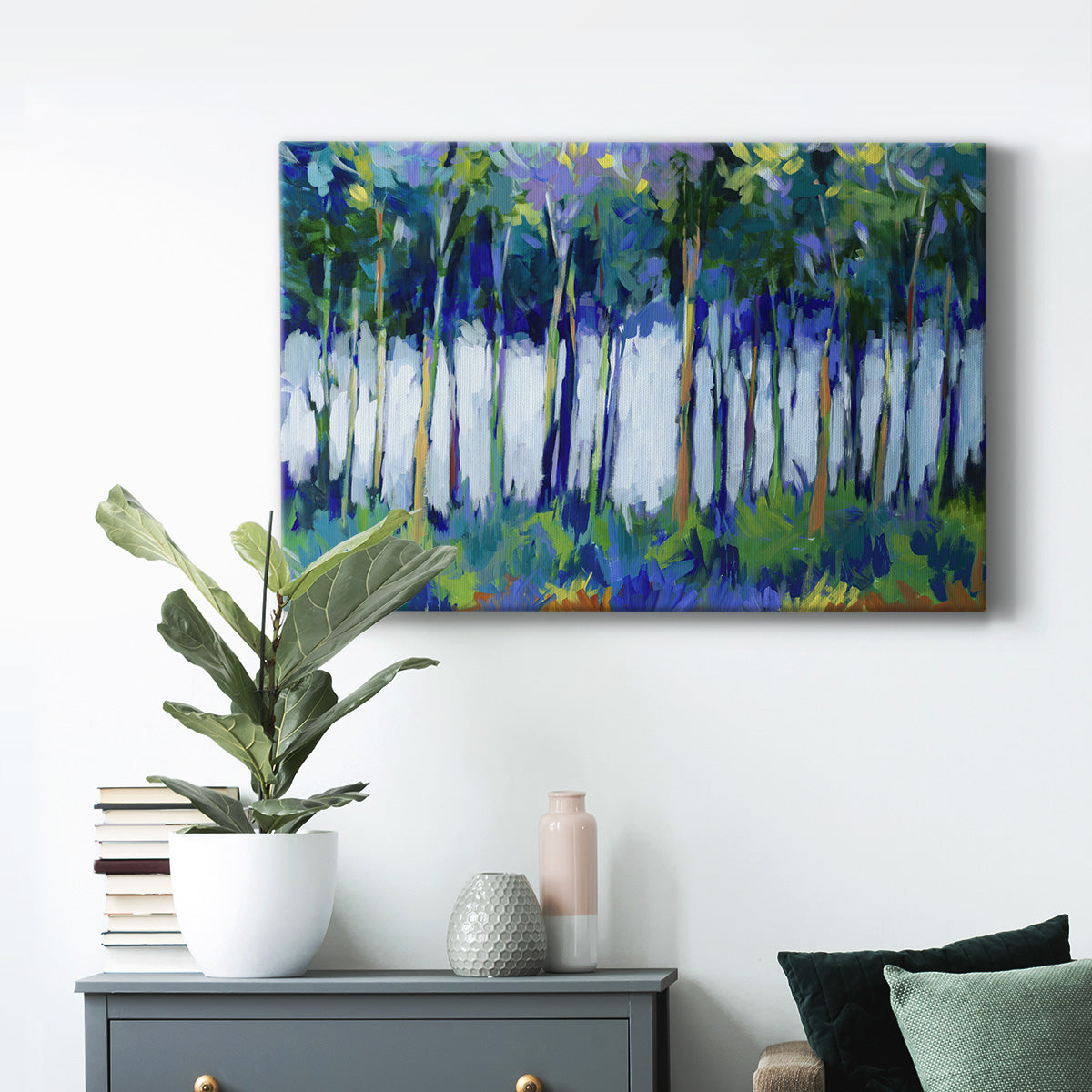 Light Through the Trees Premium Gallery Wrapped Canvas - Ready to Hang