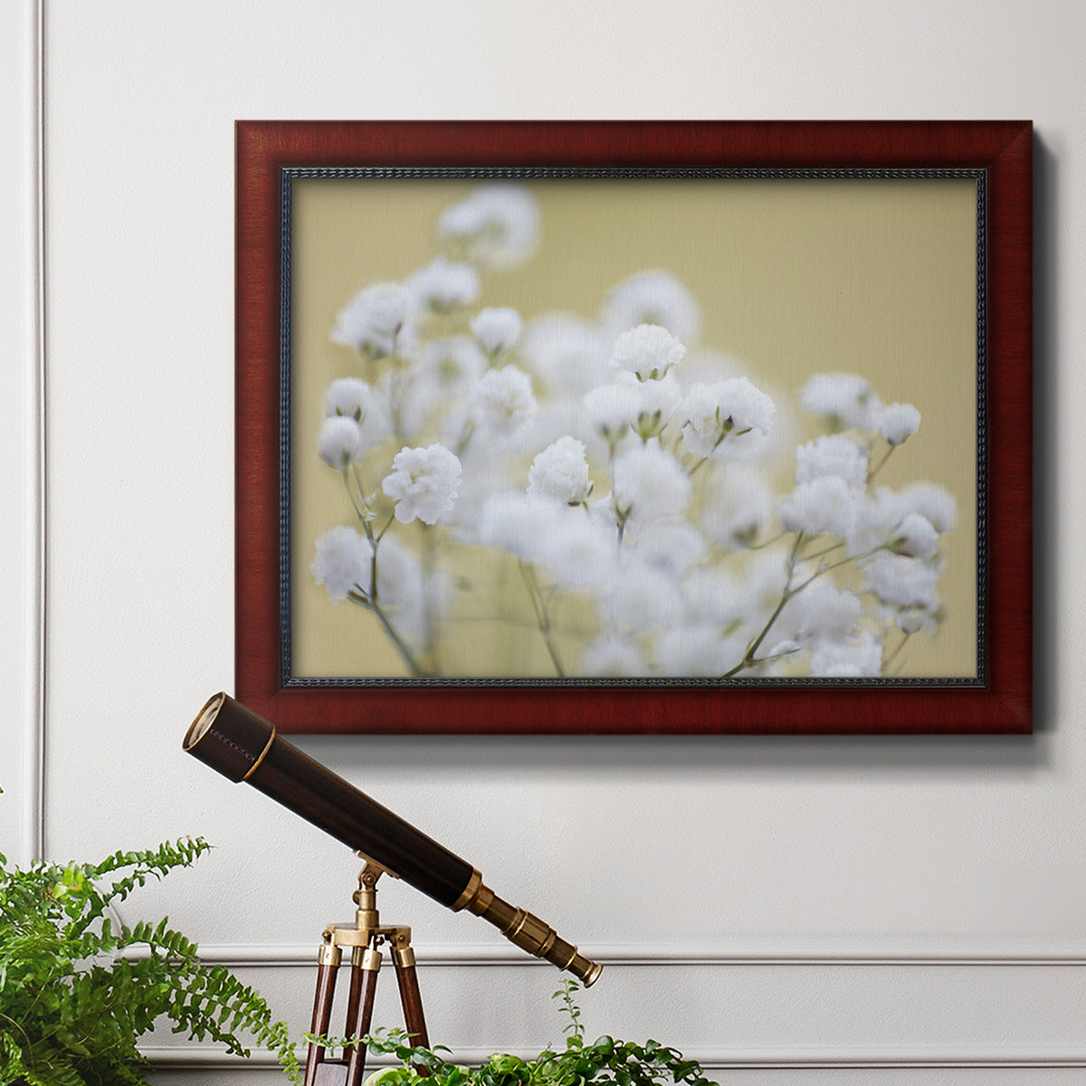 Baby's Breath Study III Premium Framed Canvas- Ready to Hang