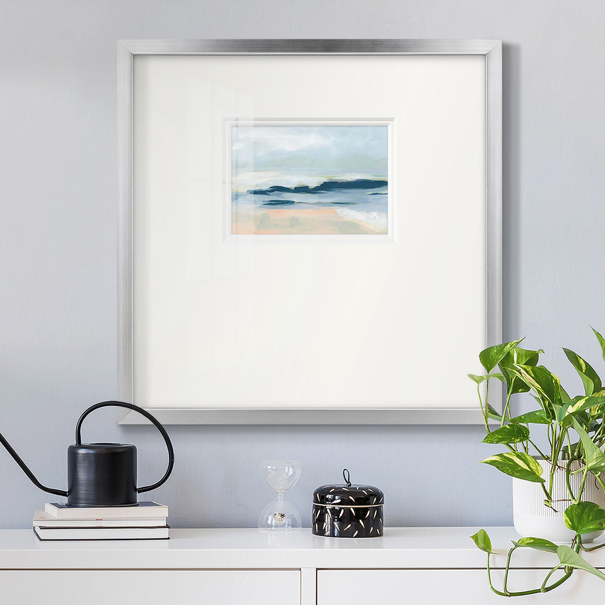 Matala Coast I Premium Framed Print Double Matboard