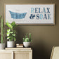 Relax and Soak - Floater Framed Canvas Print