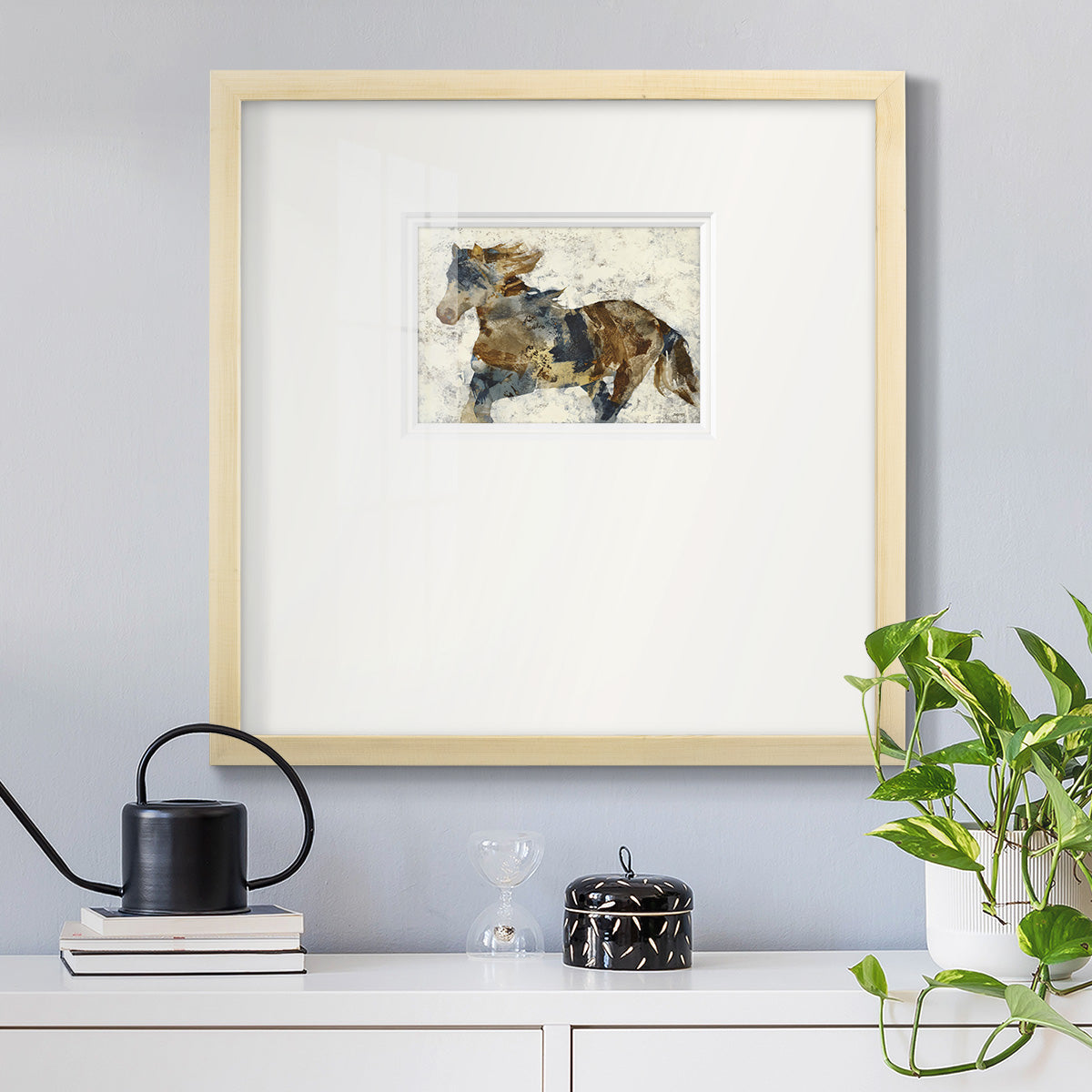 Gallop- Premium Framed Print Double Matboard