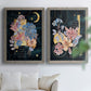 Moonlight Flowers I - Premium Framed Canvas 2 Piece Set - Ready to Hang