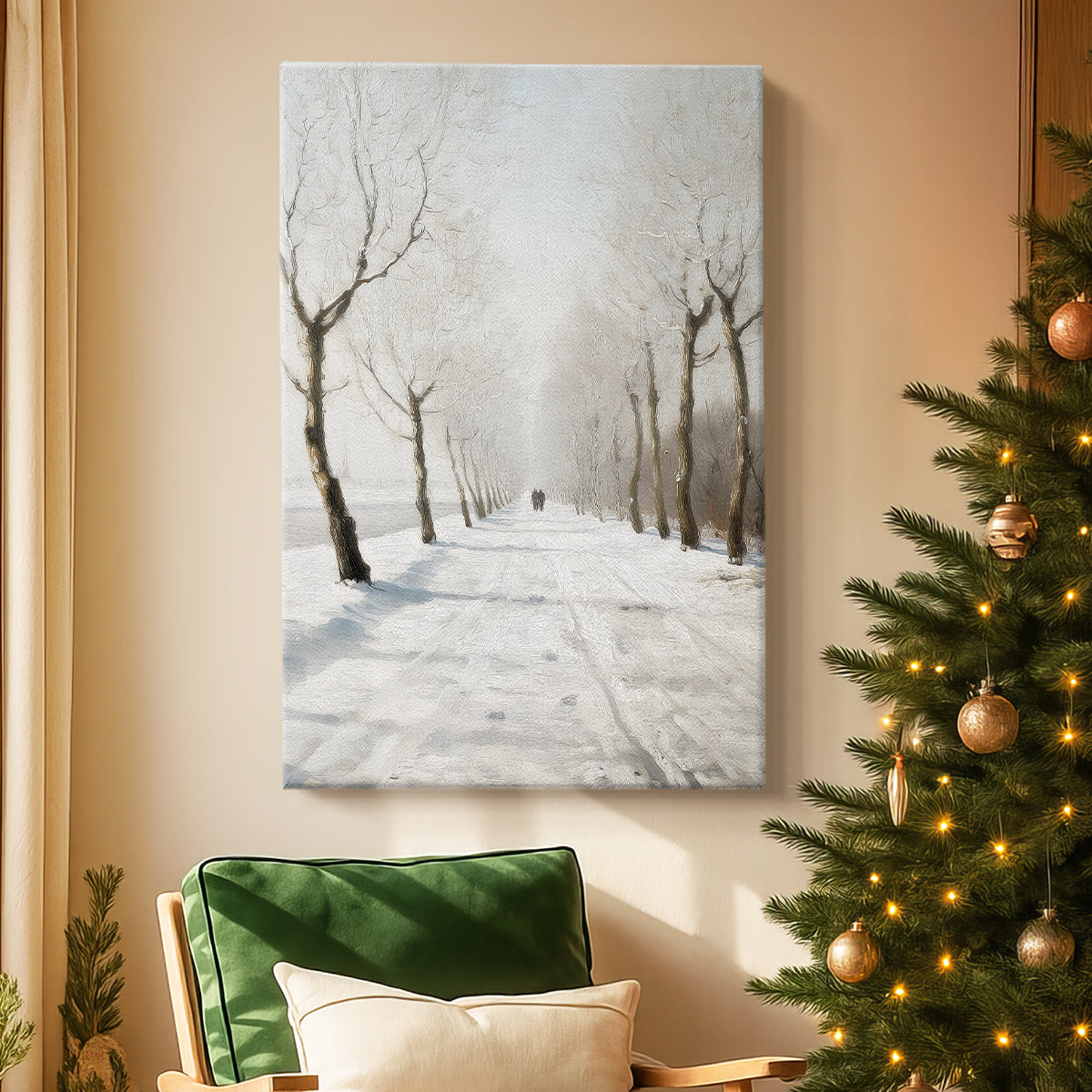 Silver Serenade - Canvas Art Print