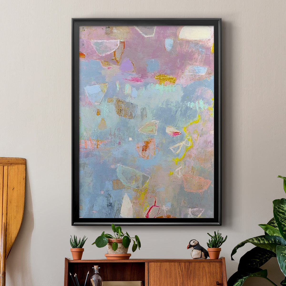 Whilst II - Modern Framed Canvas Print