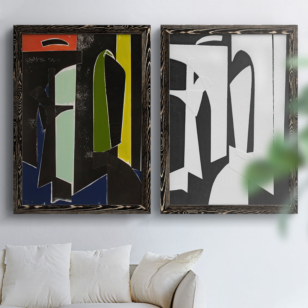 Spanish Arches - Premium Framed Canvas 2 Piece Set - Ready to Hang