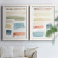 Watercolor Swatches I - Premium Framed Canvas 2 Piece Set - Ready to Hang