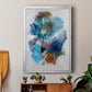Misty Blue II - Modern Framed Canvas Print