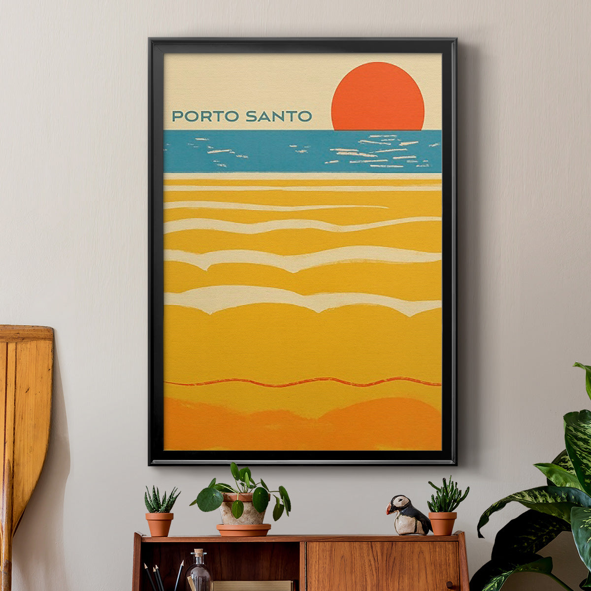 Summer Abroad I - Modern Framed Canvas Print