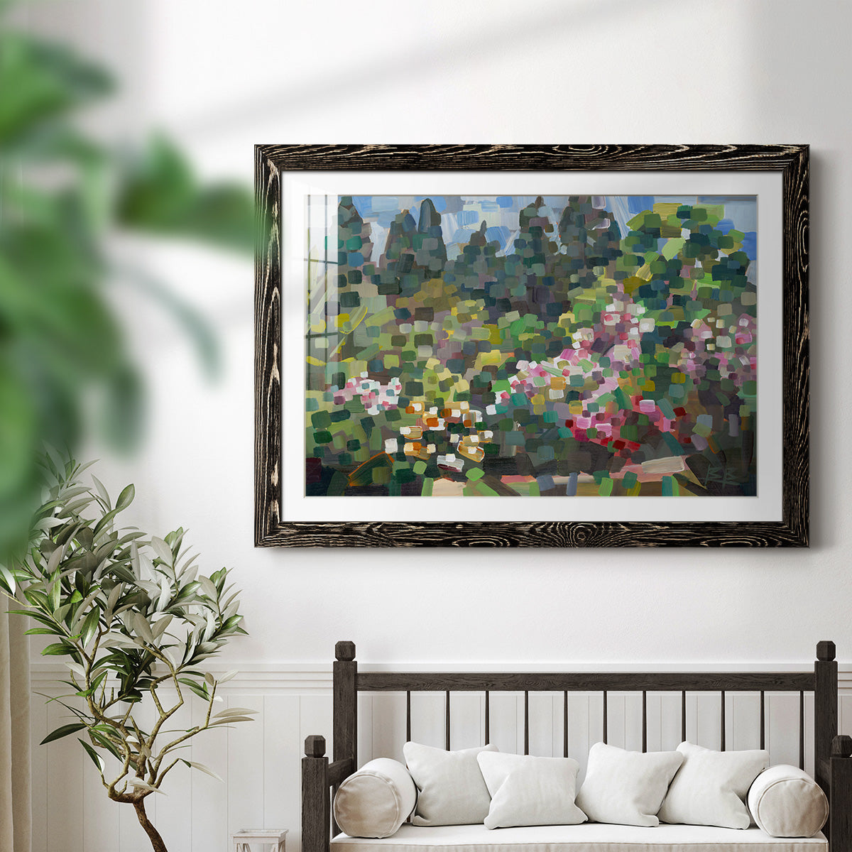 Arboretum in Spring-Premium Framed Print - Ready to Hang