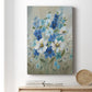 Blue Garden II Premium Gallery Wrapped Canvas - Ready to Hang