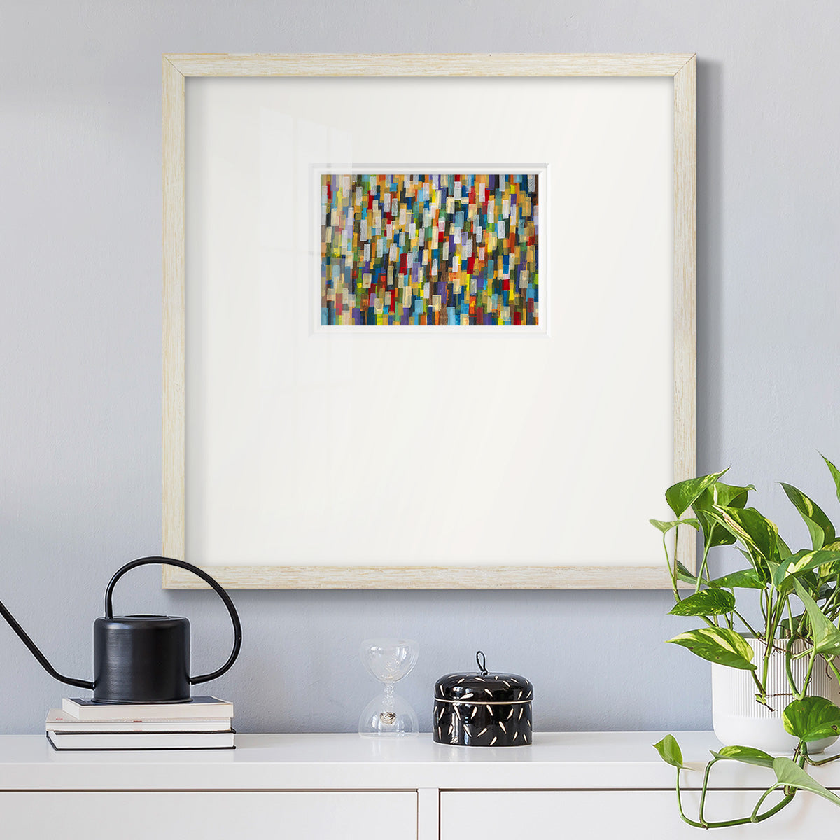 Confetti II Premium Framed Print Double Matboard