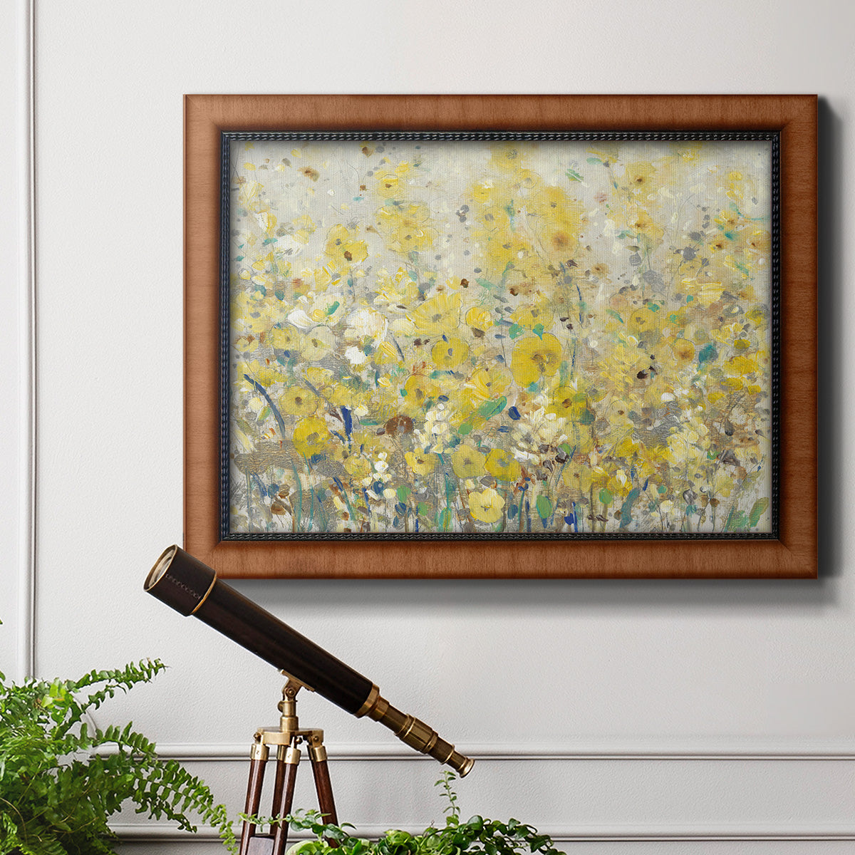 Cheerful Garden I Premium Framed Canvas- Ready to Hang