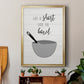 Lick the Bowl - Modern Framed Canvas Print