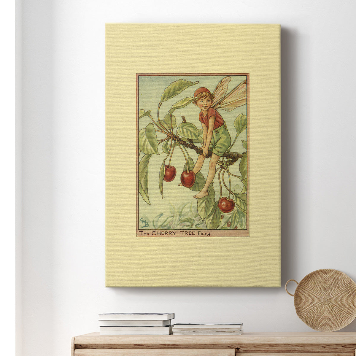 The Cherry Tree Fairy Premium Gallery Wrapped Canvas - Ready to Hang