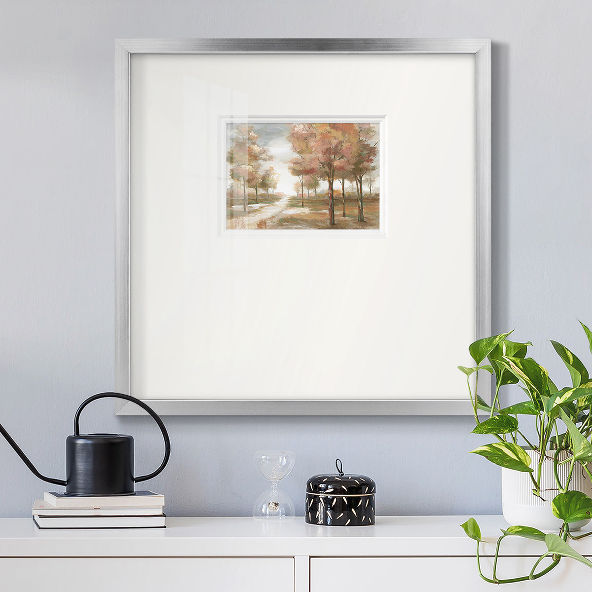 Pastel Park Premium Framed Print Double Matboard