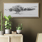 Treeline Sketch I - Floater Framed Canvas Print