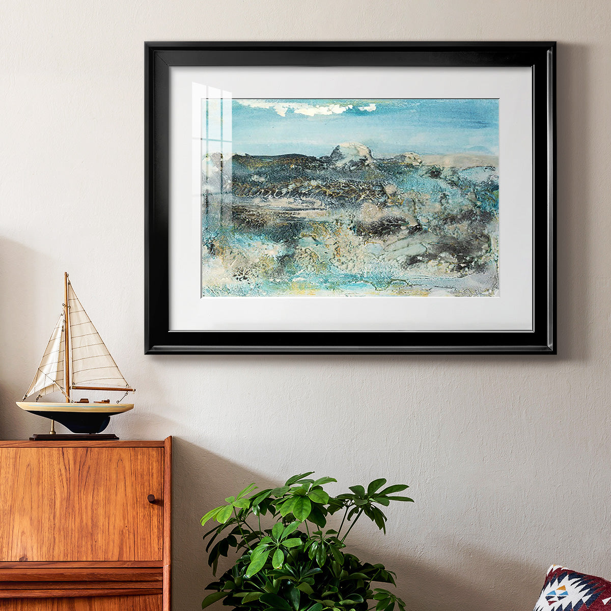 Pattern of Peace I - Modern Framed Art Print