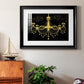 Golden Chandelier Premium Framed Print - Ready to Hang