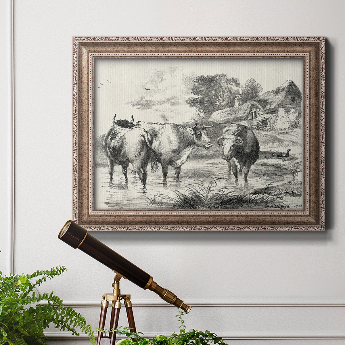 Rural Charms I Premium Framed Canvas- Ready to Hang