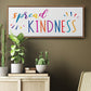 Rainbow Kindness - Floater Framed Canvas Print