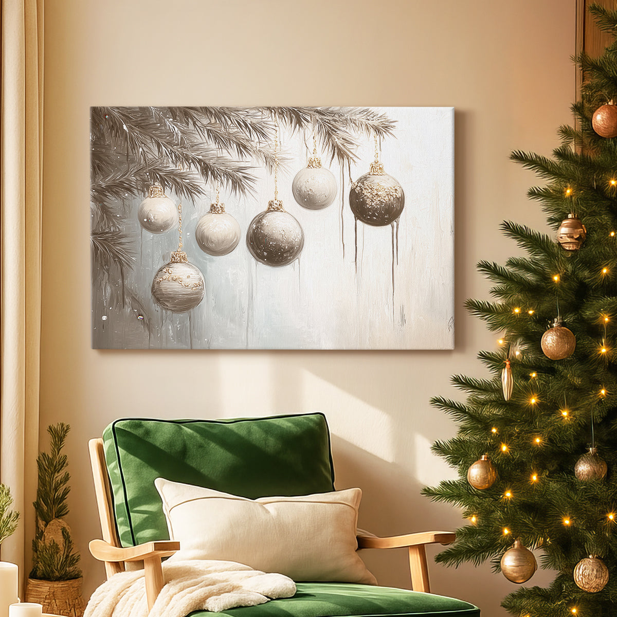 Pearled Blessing II - Canvas Art Print