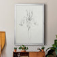 Neutral Iris Sketch I - Modern Framed Canvas Print