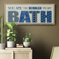 Bath Bubbles - Floater Framed Canvas Print