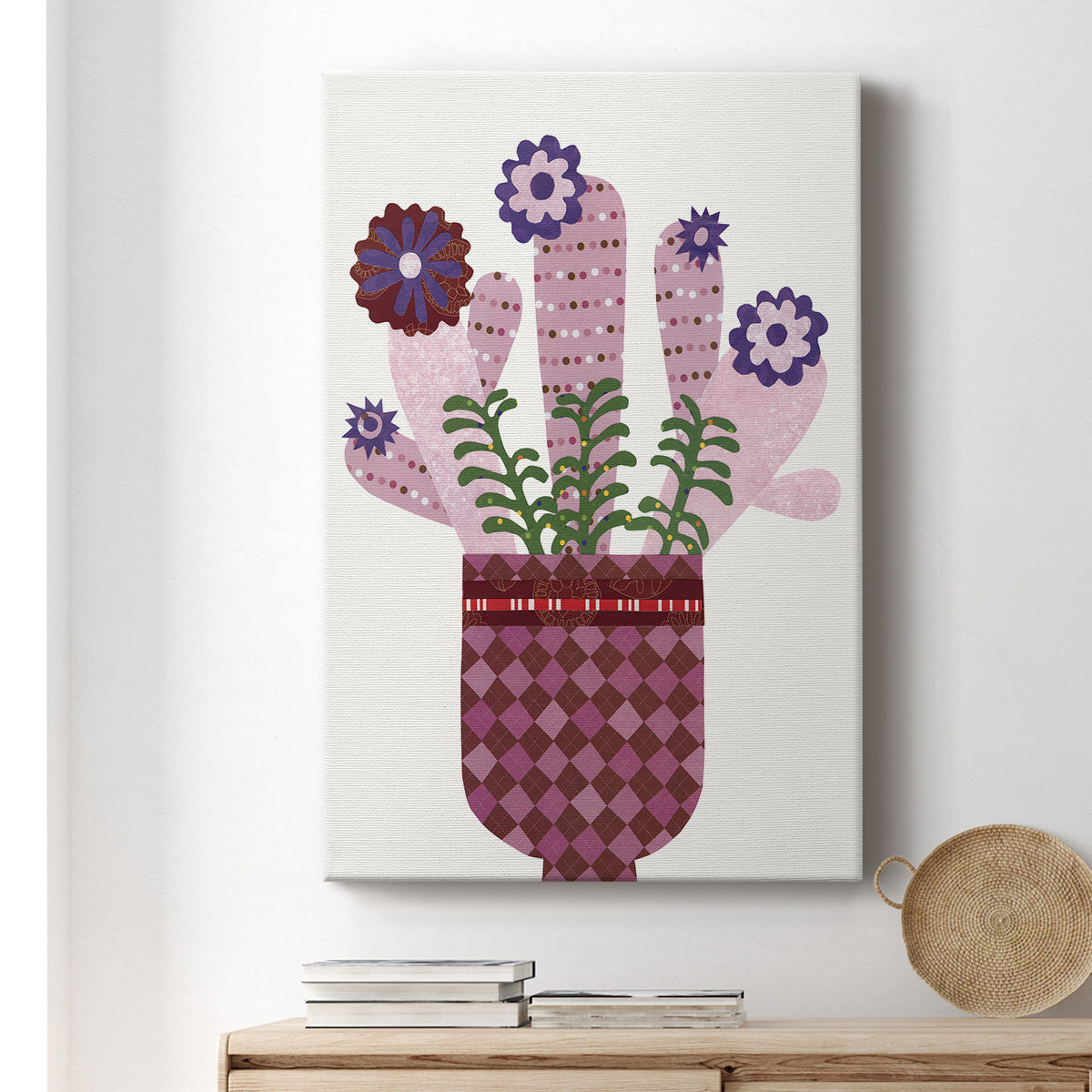 Cheerful Succulent III - Canvas Art Print