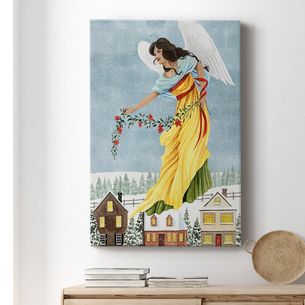 Christmas Angel II Premium Gallery Wrapped Canvas - Ready to Hang