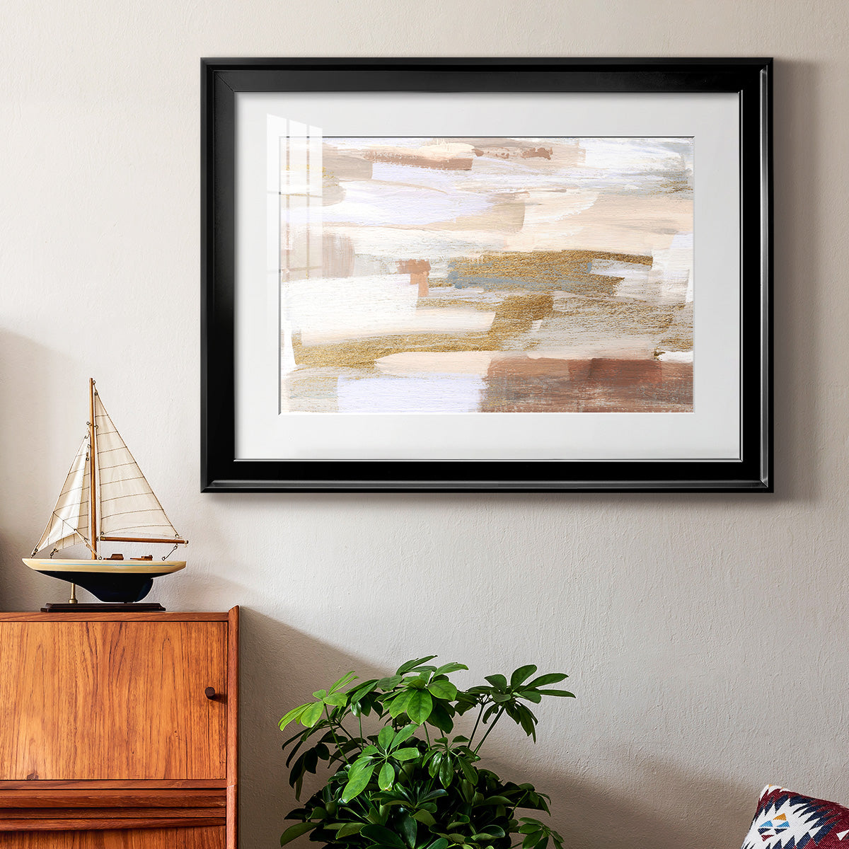 Gold Quartz II Premium Framed Print - Ready to Hang