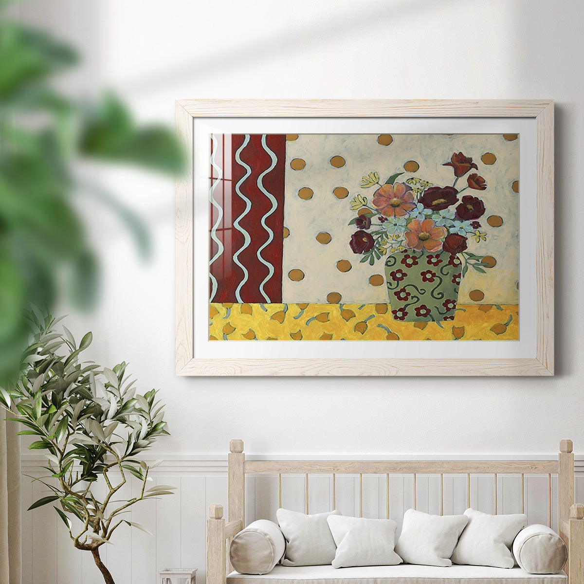 Flowerscape II-Premium Framed Print - Ready to Hang