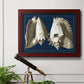 Conch Shells on Navy I Premium Framed Canvas- Ready to Hang