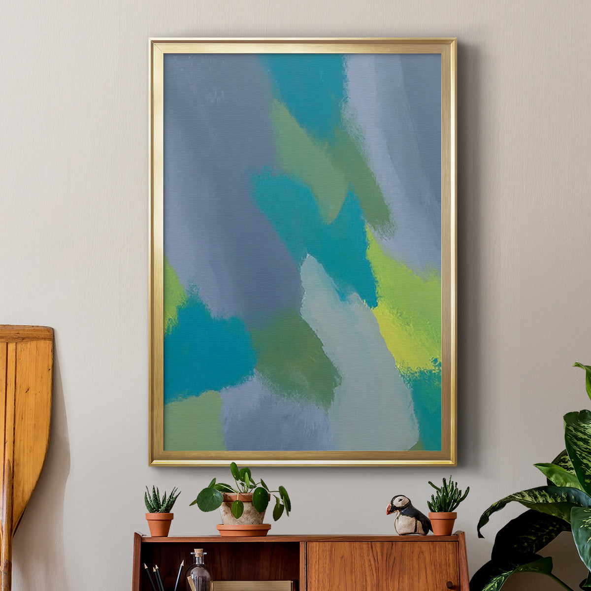 Lost in Memories IV - Modern Framed Canvas Print