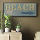 Shoreline Signs III - Floater Framed Canvas Print