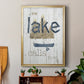 Lake Calls Me - Modern Framed Canvas Print