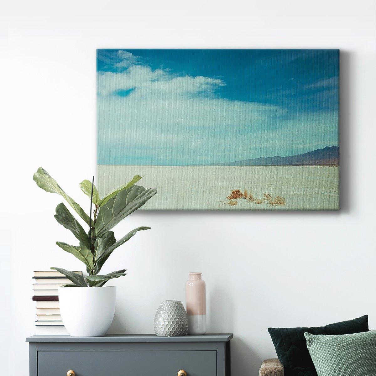 Salt Flat Walk I Premium Gallery Wrapped Canvas - Ready to Hang