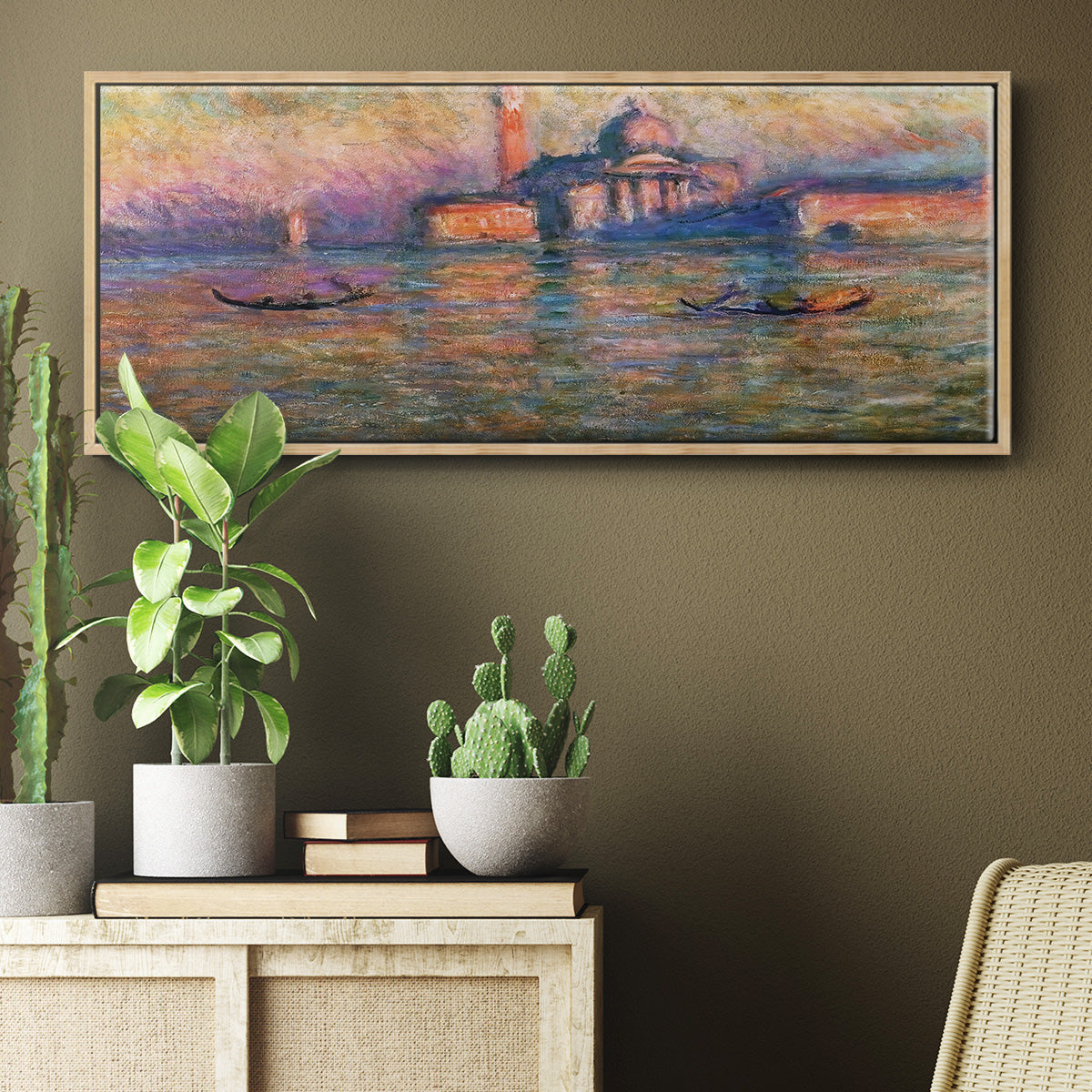 San Giorgio Maggiore, 1908 - Floater Framed Canvas Print
