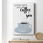 Start With Coffee & You - Canvas Art Print