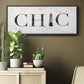 Chic - Floater Framed Canvas Print