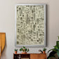 Watercolor Metric II - Modern Framed Canvas Print