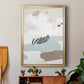 Neutral Wash II - Modern Framed Canvas Print