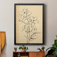 Magnolia Sketch I - Modern Framed Canvas Print