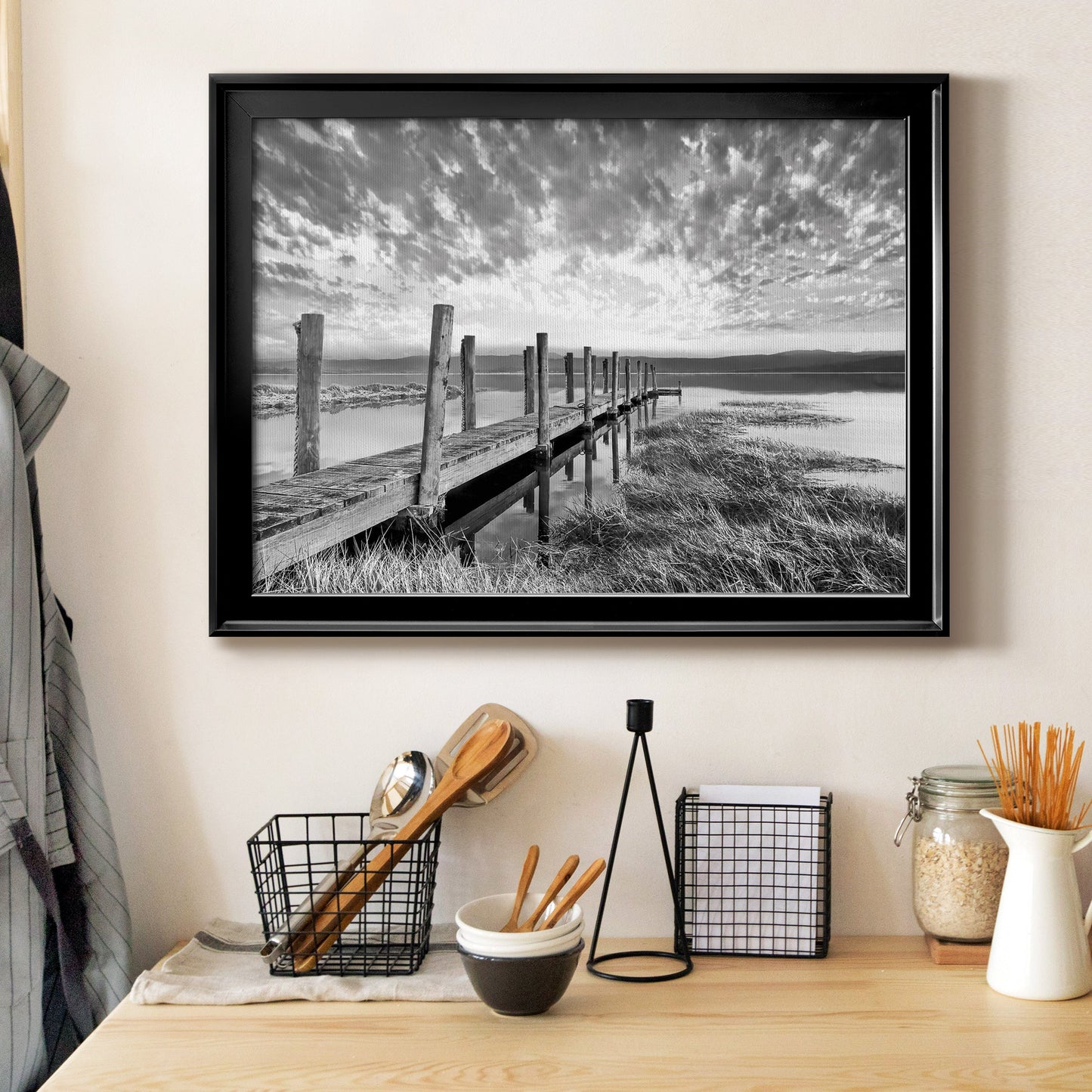 Sunset Contemplation Premium Classic Framed Canvas - Ready to Hang