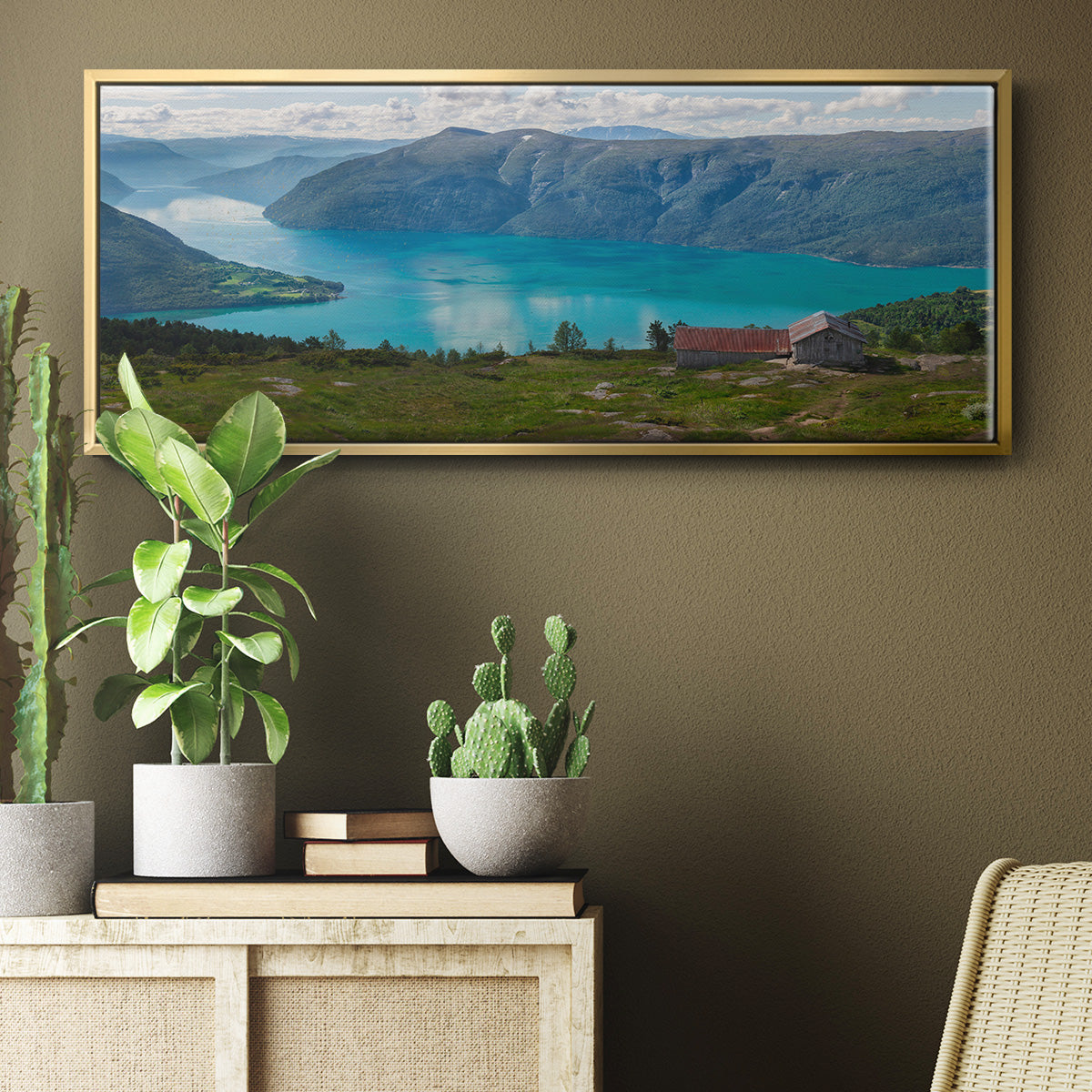 Reflection II - Floater Framed Canvas Print