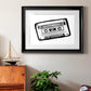 Cassette Sketch Premium Framed Print - Ready to Hang