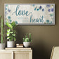 Love With All Your Heart - Floater Framed Canvas Print
